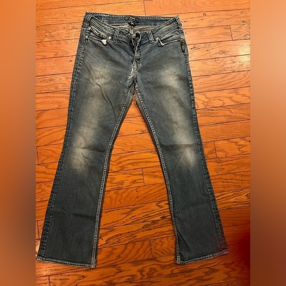 Women's silver jean company Suki surplus size 16 x 34 - Picture 1 of 5